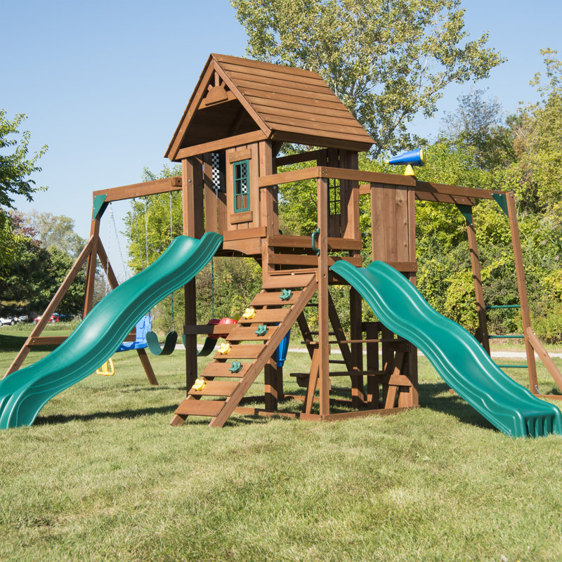 SwingnSlide Super Knightsbridge Swing Set & Reviews Wayfair